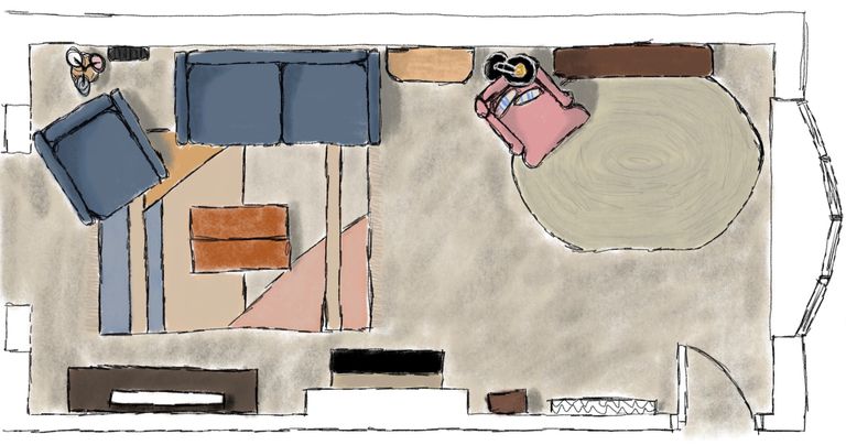 Interior Design Floor Plan - Nottingham